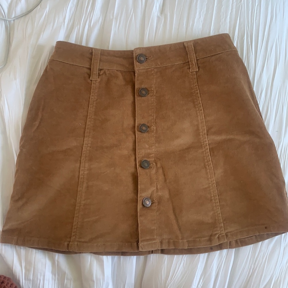 Corduroy Mini Skirt